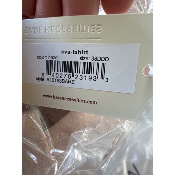 Brand New Bare Necessities Women's 38DDD Hazel Light Brown Full Coverage Bra - Picture 6 of 8